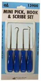 S & G Tool Aid TA13900 Mini Pick and Hook Scribe Set