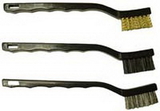 S & G Tool Aid TA17170 Easy Grip Brush Set Brass Nylon and Steel Toothbrushes