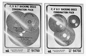 Tool Aid TA94760 4" 5" and 7" Phenolic Backing Disc Combination Pack