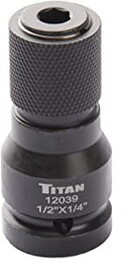 Titan Tools 12039 Quick Change Impact Adapter