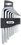 Titan TN12735 9 Piece SAE Ball End Hex Key Set with Detent Bit Holder, Price/EA