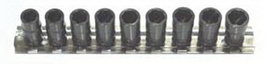 H.B Products TRTSCS2509B 9 Piece 1/4" Drive SAE Metric Turbo Socket Set