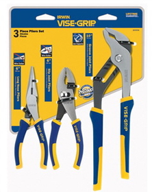 IRWIN 2078704 3 Piece Mixed Traditional Pro-Pliers Set