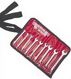 Vim Tools VMCW100 9 Piece Combo Wrench Set 1/8-3/8"