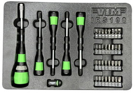 Vim Tools VMIRS100 39 Piece Interchangeable&nbsp;Ratcheting Screwdriver Set