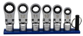 Vim Tools VMNORA150 6 Piece 3/8" Drive Metric&nbsp;Nano Flex Ratcheting&nbsp;Attachment Set