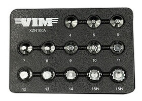 VIM Tools XZN100A 13Pc 3/8" Drive Stubby XZN Socket Set