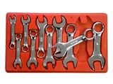 V8 Tools VT710 10 Piece SAE Stubby Combo Wrench Set