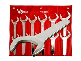 V8 Tools VT9212 12 Piece Jumbo Service Wrench Set 1-11/16"to 2-5/8"