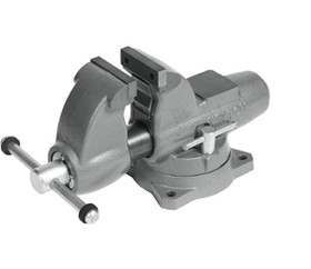 Wilton 28827 5" Jaw HD Round Channel Vise with Swivel Base