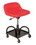 Whiteside WS48005 Adjustable Height Red Heavy Duty Padded Shop Seat