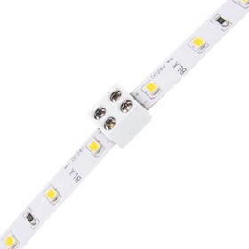 Diode LED 8mm Tape Light Terminal Block Connector (White Finish)