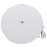 437 Yards (10 rolls of 43.7 yards) Elastic Band Roll Bulk Rope Spool Stretch for Sports Shorts Garment Knit Sewing DIY White Black Sold by the Roll