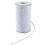 Muka 100 Rolls 196 Yards 1/4 inch Width Elastic Band Spool Rope Flat Stretch Cord Roll for Trousers Waistband Cuff Knit Sewing DIY Material White
