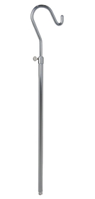 Econoco 1810 Upright Hook Stand, Adjustable from 18" to 36", Chrome