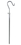 Econoco 1810 Upright Hook Stand, Adjustable from 18" to 36", Chrome, Price/6 /Pack