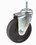 Econoco ACT4 4&quot; Industrial Rubber Caster, Price/48/Pack