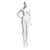 Econoco EVE-1H Female Mannequin - Abstract head, Right Hand On Hip, Left Leg Slightly Bent, 71