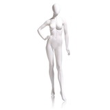 Econoco EVE-2H-OV Female Mannequin - Oval head, Right Hand On Hip, Left Leg Forward, 71