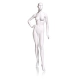 Econoco EVE-2H Female Mannequin - Abstract head, Right Hand On Hip, Left Leg Slightly Bent, 71