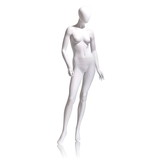 Econoco EVE-3H-OV Female Mannequin - Oval Head, Arms Slightly Bent, Turned at Waist, Right Leg Forward, 71