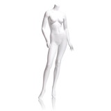 Econoco EVE-3HL Female Mannequin - Headless, Arms Slightly Bent, Turned at Waist, Right Leg Forward, 63