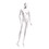 Econoco EVE-3H Female Mannequin - Abstract head, Arms Slightly Bent, Turned at Waist, Right Leg Forward, 71"H - Bust: 34", Waist: 25", Hip: 35", True White, Price/Each