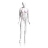 Econoco EVE-4H-OV Female Mannequin - Oval head, Arms by Side, Right Leg Slightly Forward, 71