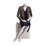 Econoco EVE-6HL Female Mannequin - Headless, Hands on Lap, Seated, 42"H - Bust: 34", Waist: 25", Hip: 35", True White, Price/Each