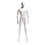Econoco GEN-1H Male Mannequin - Abstract Head, Arms by Side, Legs Slightly Bent, 73"H - Chest: 37", Waist: 30", Hip: 37", True White, Price/Each
