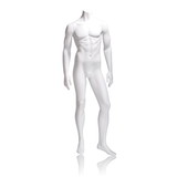 Econoco GEN-2-HL Male Mannequin - Headless, Arms by Side, Left Leg Slightly Forward, 63