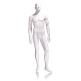 Econoco GEN-2H Male Mannequin - Abstract Head, Arms by Side, Left Leg Slighly Forward, 73