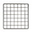 Econoco GS10-B 10"L x 10"W Epoxy Coated Grid Cubbies, Price/48/Pack