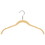Econoco HSL17NC Shirt and Blouse Hanger with Notches, 17-3/8" L x 5mm thick, Flocked Velvet, 5mm, Camel, Price/50/Pack