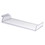 Econoco JMCP-ST Injection Molded Styrene Slanted Cap Shelf w/ Front Lip, 6-1/2"D x 12"L, Clear, Price/24/Pack