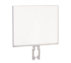 Econoco Polycarbonate Sign Holder With Clamp