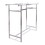 Econoco K40 Adjustable Double Bar Rack, Each rack is 60"L and 22"W, Chrome, Price/Each