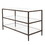 Econoco LNTBL2 3-Shelf Merchandising Table, Finish: Statuary Bronze, Price/Each