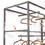 Econoco LNWUADSWV Linea Adjustable Swivel Hang Bar, Finish: Statuary Bronze, Price/Each