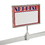 Econoco MCSW-3711 11&quot;W x 7&quot;H Sign Holder w/ Welded 3&quot; Swedge Stem, Price/24/Pack