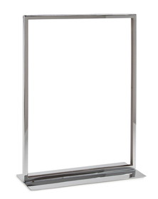 Econoco MVER114 11&quot;W x 14&quot;H Vertical Sign Holder w/ Flat Base