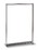 Econoco MVER114 11&quot;W x 14&quot;H Vertical Sign Holder w/ Flat Base, Price/24/Pack