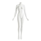 Econoco NIK1HL Female Mannequin - Headless, Arms by Side, Finish: Matte White