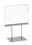 Econoco PK57 7&quot;W x 5-1/2&quot;H Acrylic Sign Holder w/ Base (4&quot; stems), Price/24/Pack
