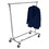 Econoco RCW-4 Collapsible Garment Rack - Square Tubing, 48" hangrail with two 12" pull-out rods, Chrome, Price/Each