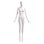 Econoco RWF2A1 Female - Abstract Head facing straight, arms at side, Finish: True White, Price/Each