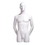Econoco RWM34C2 Male 3/4 form, abstract head, arms behind back, Finish: True White, Price/Each