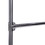 Econoco RZK8DH Economy Z-Rack with Black Base - Includes Add-On Bar, 64"L x 24"W x 70"H, Chrome Uprights and Hangrails, Black Base