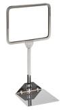 Econoco Metal Sign Holder With Round Corners With Shovel Base