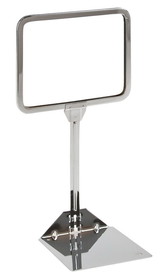 Econoco Metal Sign Holder With Round Corners With Shovel Base